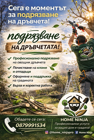 Есенна сезонна реклама на Home Ninja